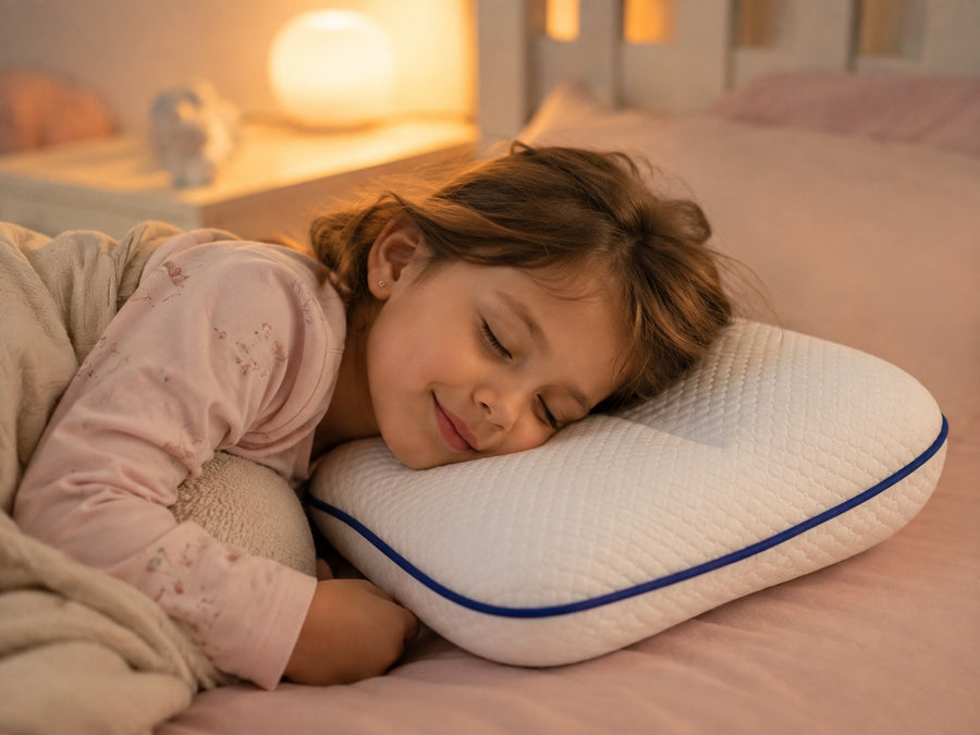 Enfant endormie naturellement sur son oreiller Pioupiou