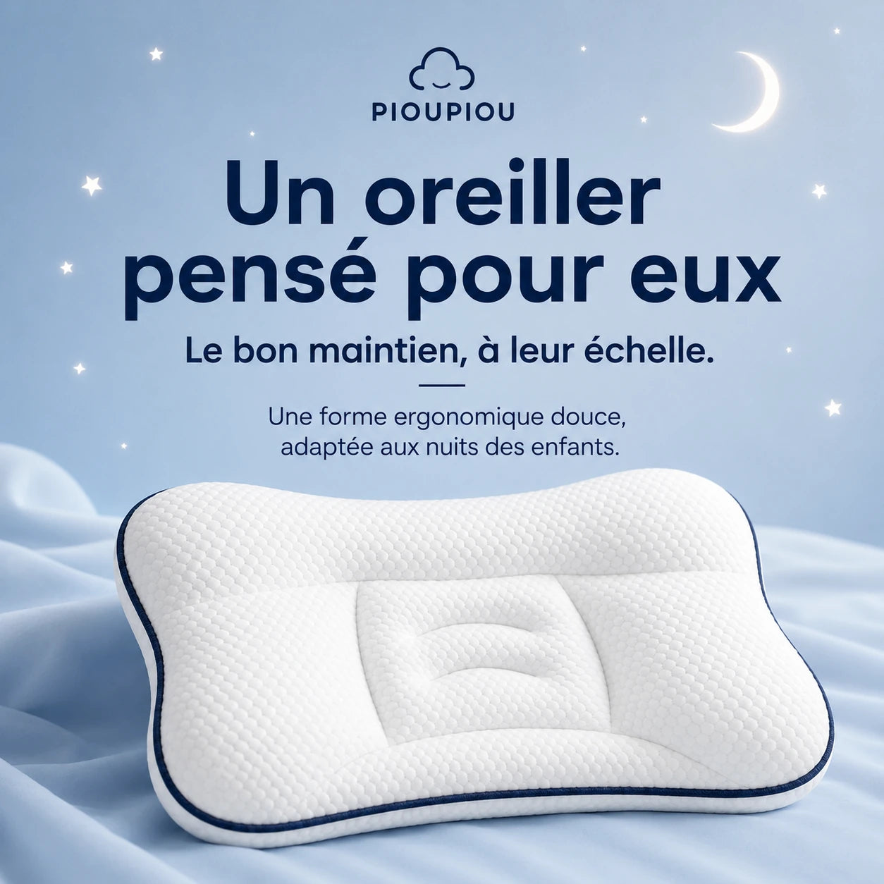 Oreiller ergonomique enfant